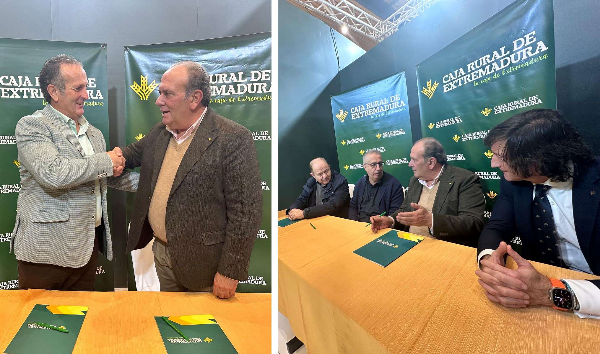 Caja Rural de Extremadura renueva su colaboración con las principales organizaciones agrarias de la región