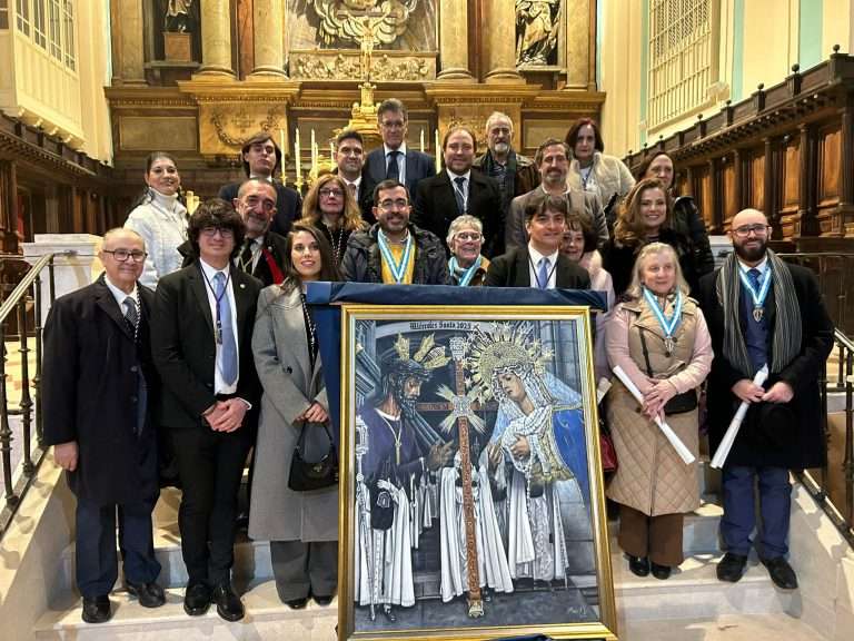 Manuel de la Encarnación ilustra la estación de penitencia del Miércoles Santo de la Hermandad de los gitanos de Madrid