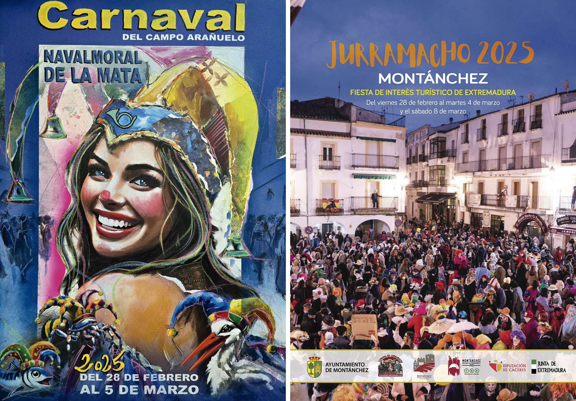 Extremadura se llena de color y tradición con la llegada del Carnaval