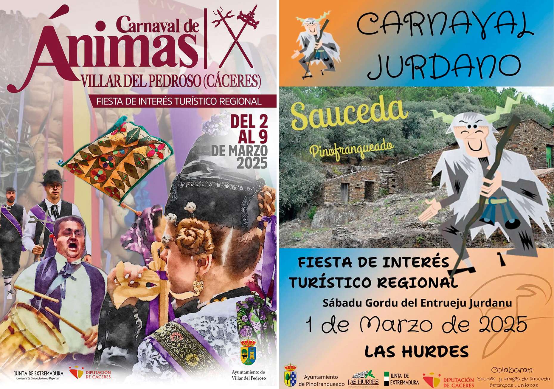 Extremadura se llena de color y tradición con la llegada del Carnaval