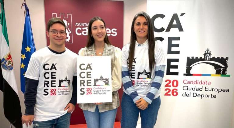 Cáceres presenta su candidatura a 'Ciudad Europea del Deporte 2026'