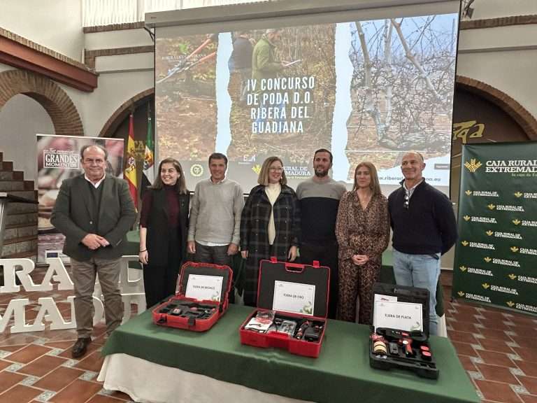 La Denominación de Origen Protegida Ribera del Guadiana premia a los mejores podadores de la región