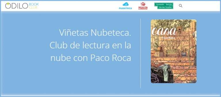 Paco Roca participa en el club ‘Viñetas Nubeteca’ de la Diputación de Badajoz