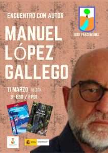 Manuel López Gallego visita el instituto Valdemedel en una jornada literaria en honor a Meléndez Valdés