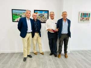 Manuel Gómez Arce dona parte de su obra pictórica a la Fundación CB