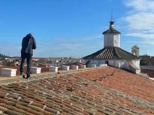Ciencia y tecnología al servicio de la biodiversidad. Investigadores estudian la colonia de cernícalos primilla en Ribera