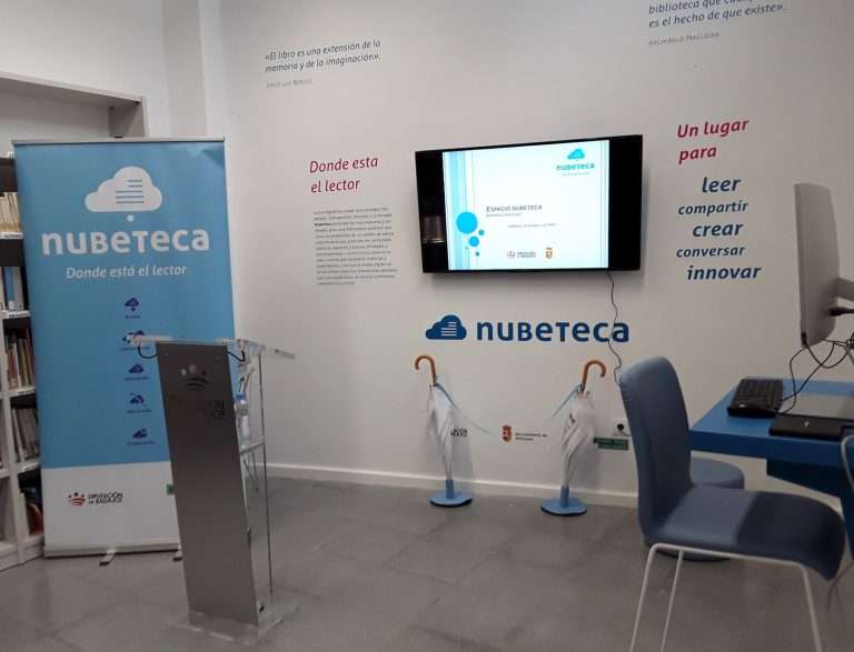 La Diputación de Badajoz inaugura el Espacio Nubeteca de la Biblioteca de Ahillones