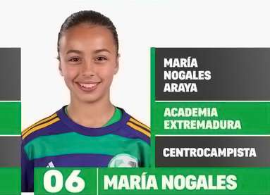 La ribereña María Nogales Araya representará a Extremadura en el Campeonato de España sub12