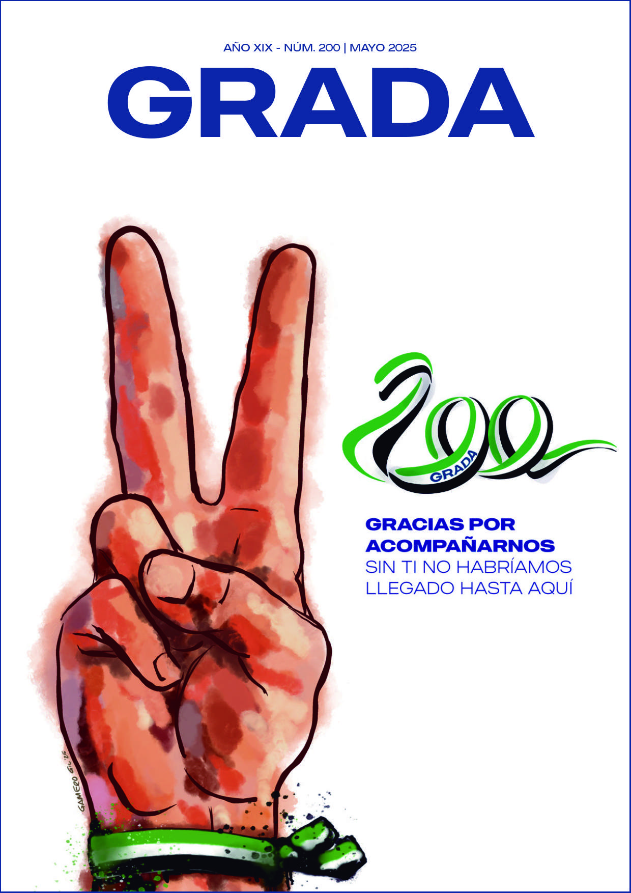 Revista Grada 200. Gracias por acompañarnos. Sin ti no habríamos llegado hasta aquí