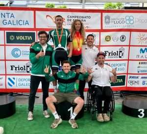 Dos medallas de Oro y una de Plata para la selección extremeña de ciclismo paralímpico en el Campeonato de España de Lugo