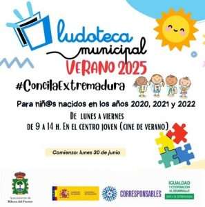 Arranca la Ludoteca Municipal de Verano 2025 en Ribera del Fresno