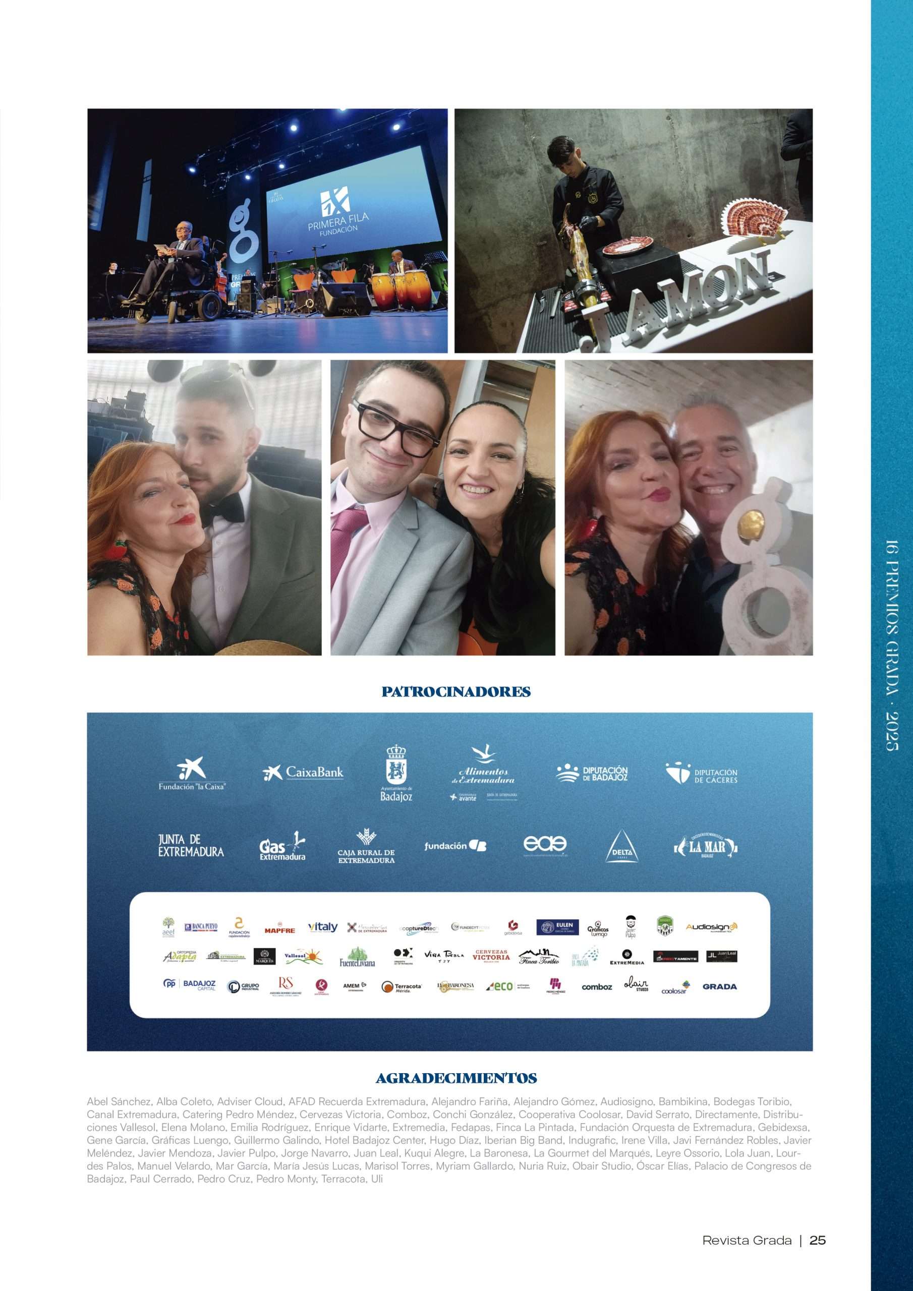 Premios Grada 2025. Galería fotográfica