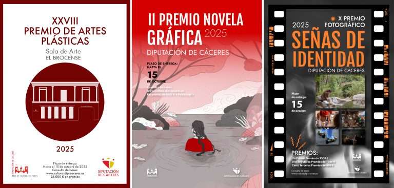 La Diputación de Cáceres convoca los premios de Artes Plásticas, fotografía y cómic de 2025