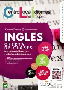 El Centro Local de Idiomas de Aupex abre el plazo de matrícula para el curso 2025/2026 en Ribera del Fresno