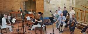 Garrovillas de Alconétar acoge una grabación de música barroca con instrumentos del siglo XVIII