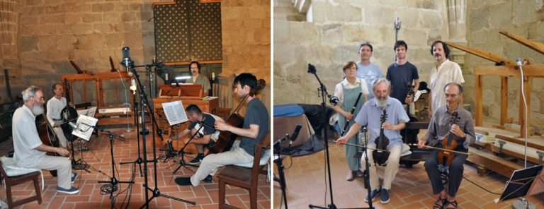 Garrovillas de Alconétar acoge una grabación de música barroca con instrumentos del siglo XVIII