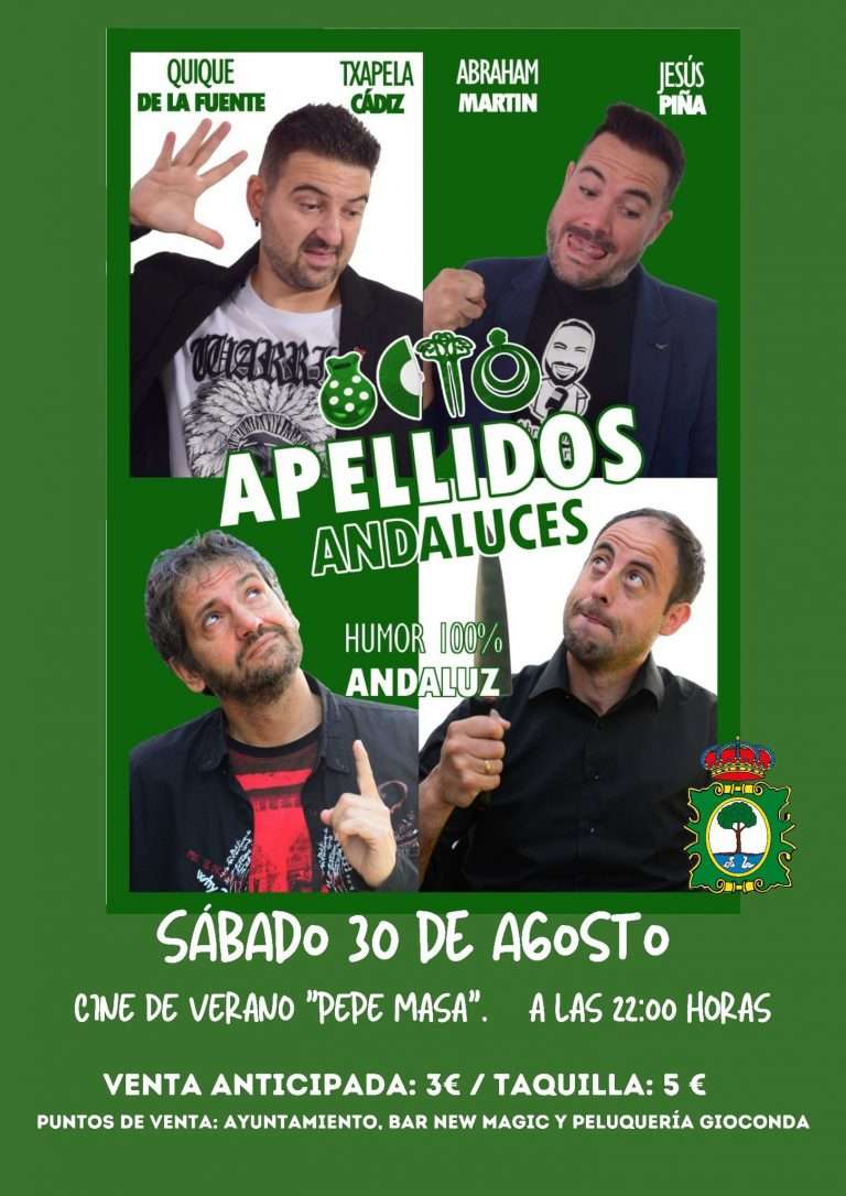 El Cine de verano 'Pepe Masa' se llenará de risas con 'Ocho apellidos andaluces' el 30 de agosto