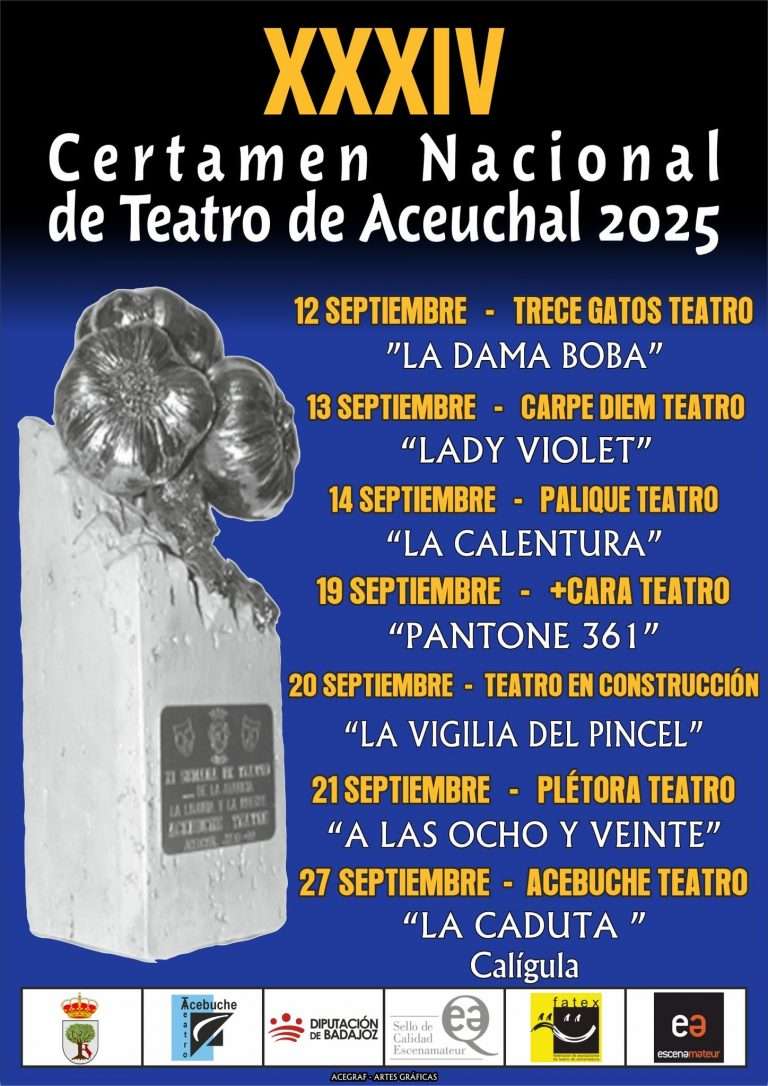 Palique Teatro, de Hornachos, participa en el XXXIV Certamen Nacional de Teatro de Aceuchal con su comedia 'La Calentura'