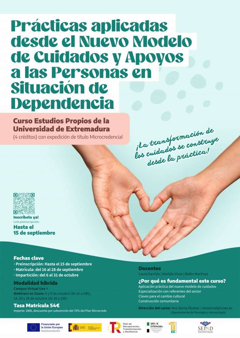 El SEPAD y la Universidad de Extremadura ofrecen formación sobre el nuevo modelo de apoyos en la región