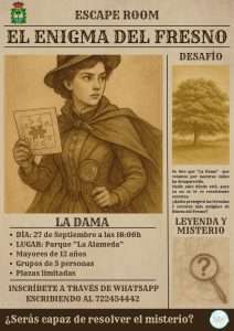 Ribera del Fresno se prepara para desvelar 'El enigma del Fresno', un escape room al aire libre