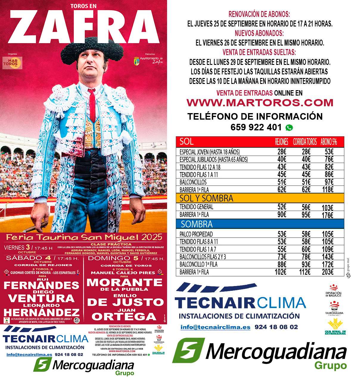 Feria Internacional Ganadera y 572 Tradicional de San Miguel de Zafra