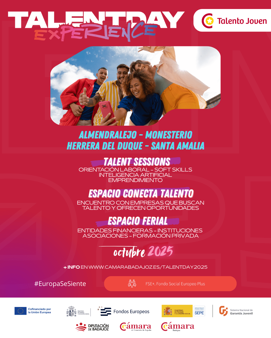 La Cámara de Comercio de Badajoz impulsa la empleabilidad de las personas con discapacidad y de los jóvenes