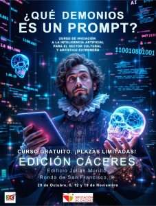 La Diputación de Cáceres impulsa formación gratuita sobre inteligencia artificial aplicada a la gestión cultural