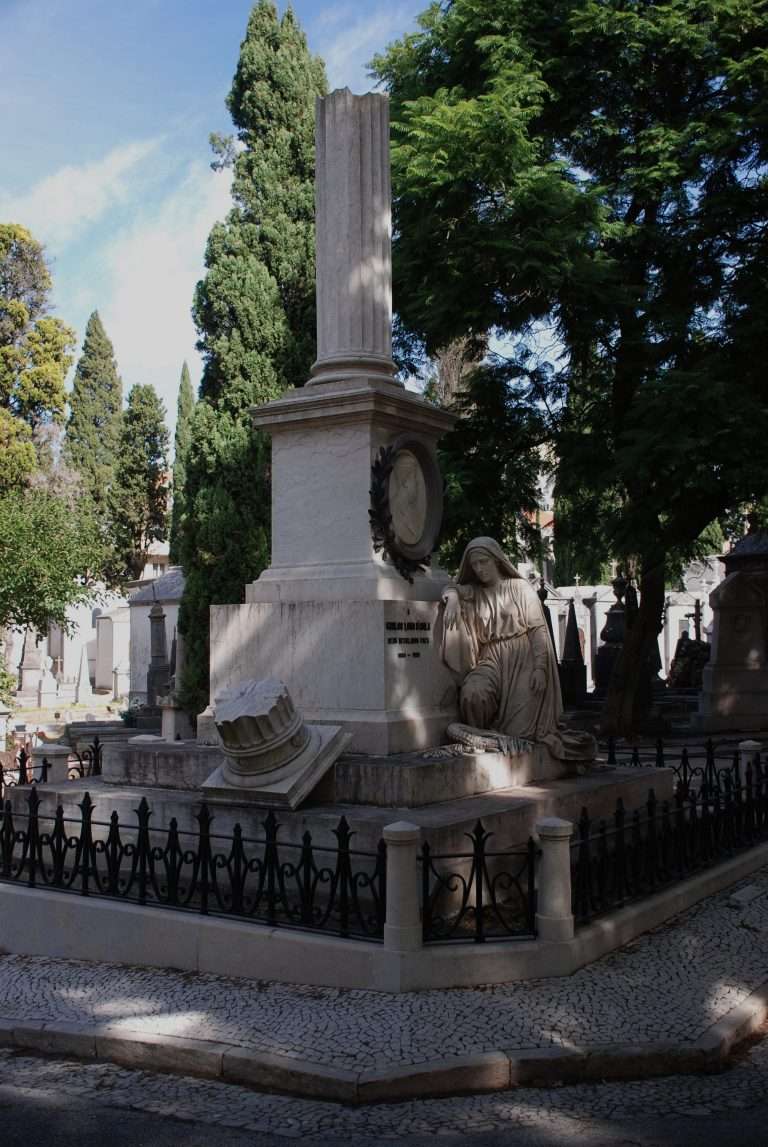 Día de los difuntos. Cementerio Dos Prazeres, en Lisboa