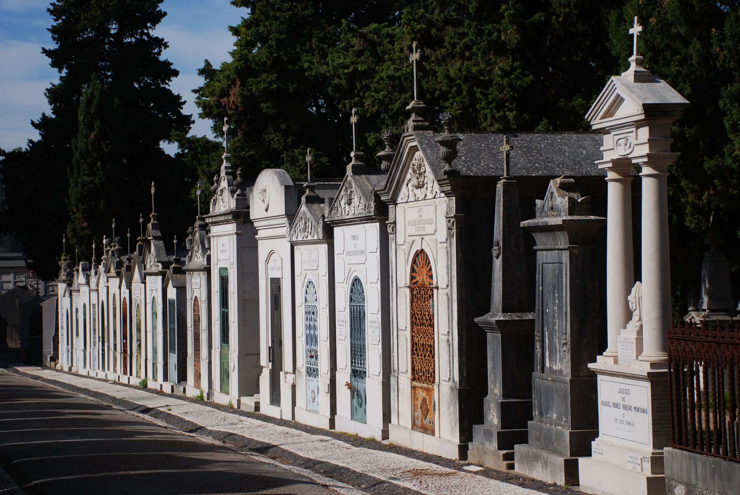 Día de los difuntos. Cementerio Dos Prazeres, en Lisboa