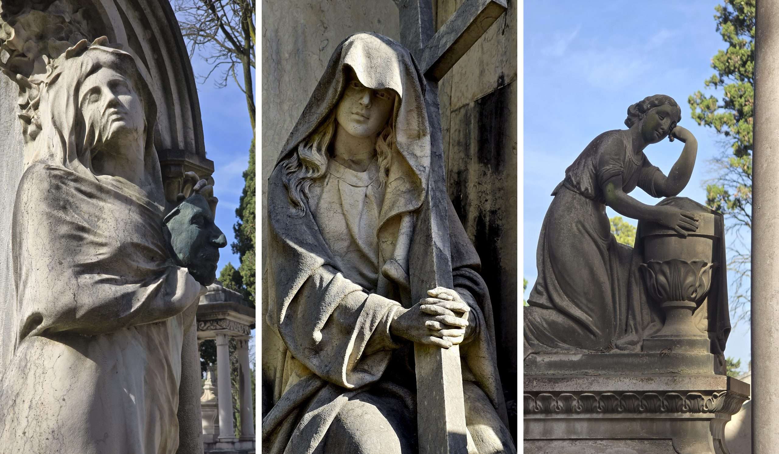 Día de los difuntos. Cementerio Dos Prazeres, en Lisboa