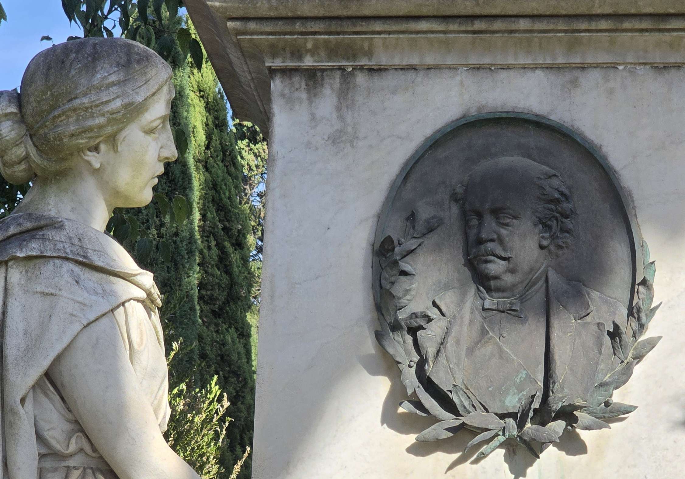 Día de los difuntos. Cementerio Dos Prazeres, en Lisboa