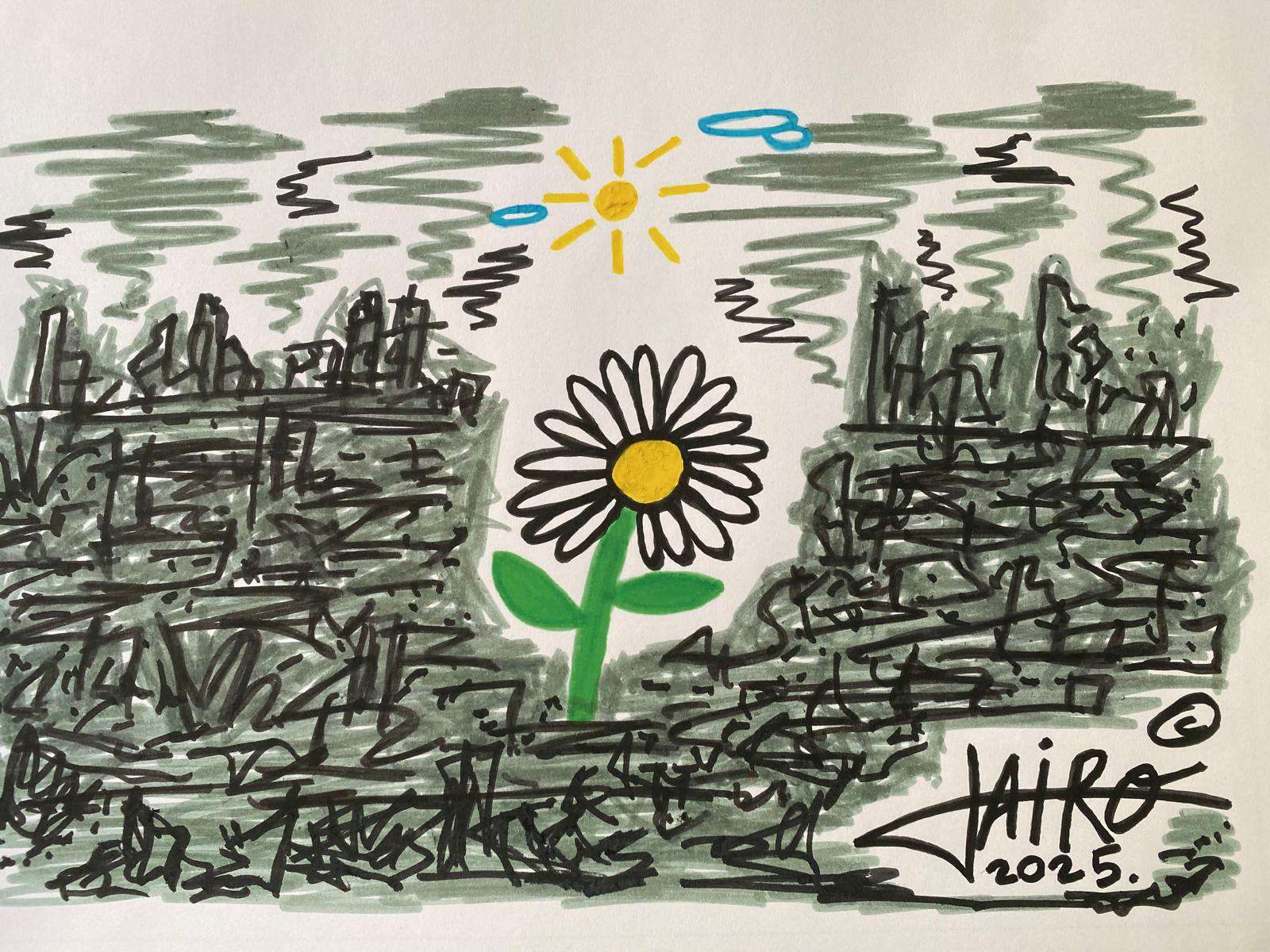 Viñeta de Jairo Jiménez. Grada 205. Noviembre de 2025