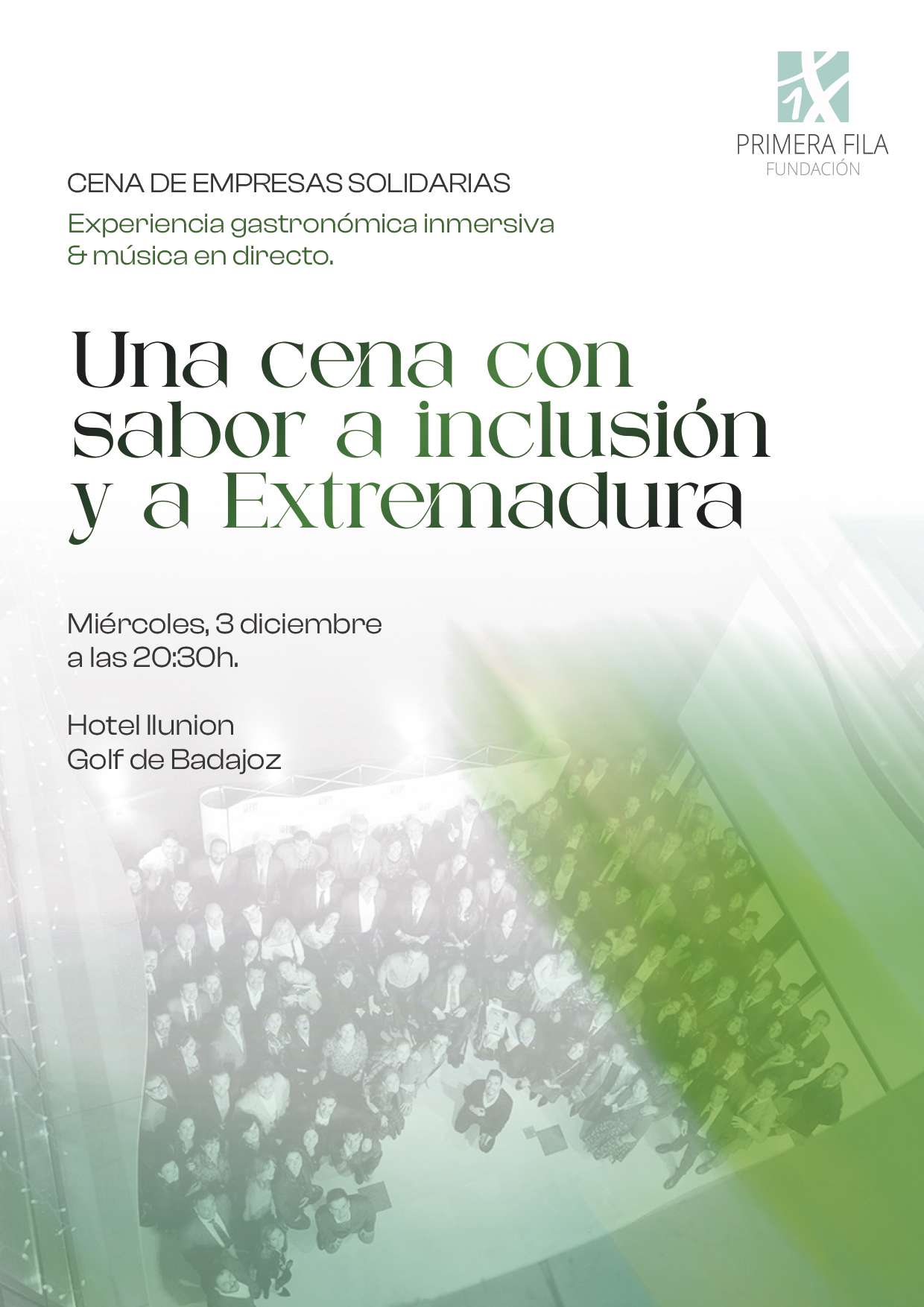 Miércoles 3 de diciembre de 2025. VI Cena de empresas solidarias de Fundación Primera Fila