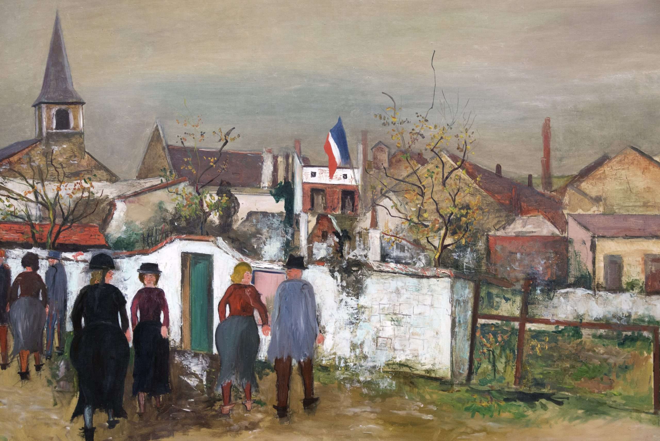 ‘La Mairie au drapeau’, de Maurice Utrillo