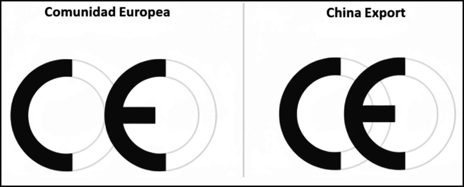 El falso sello de calidad chino