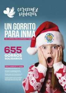 La iniciativa solidaria 'Un gorrito para Inma' apoya a una niña de Badajoz con síndrome CDKL5