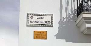 Esa antigua calle dedicada a Alfonso Gallardo