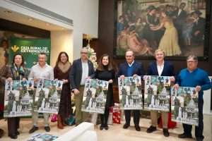 Caja Rural de Extremadura presenta el calendario para 2026 de la asociación 'Amigos de Badajoz'