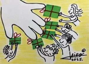 Viñeta de Jairo Jiménez. Grada 206. Diciembre de 2025