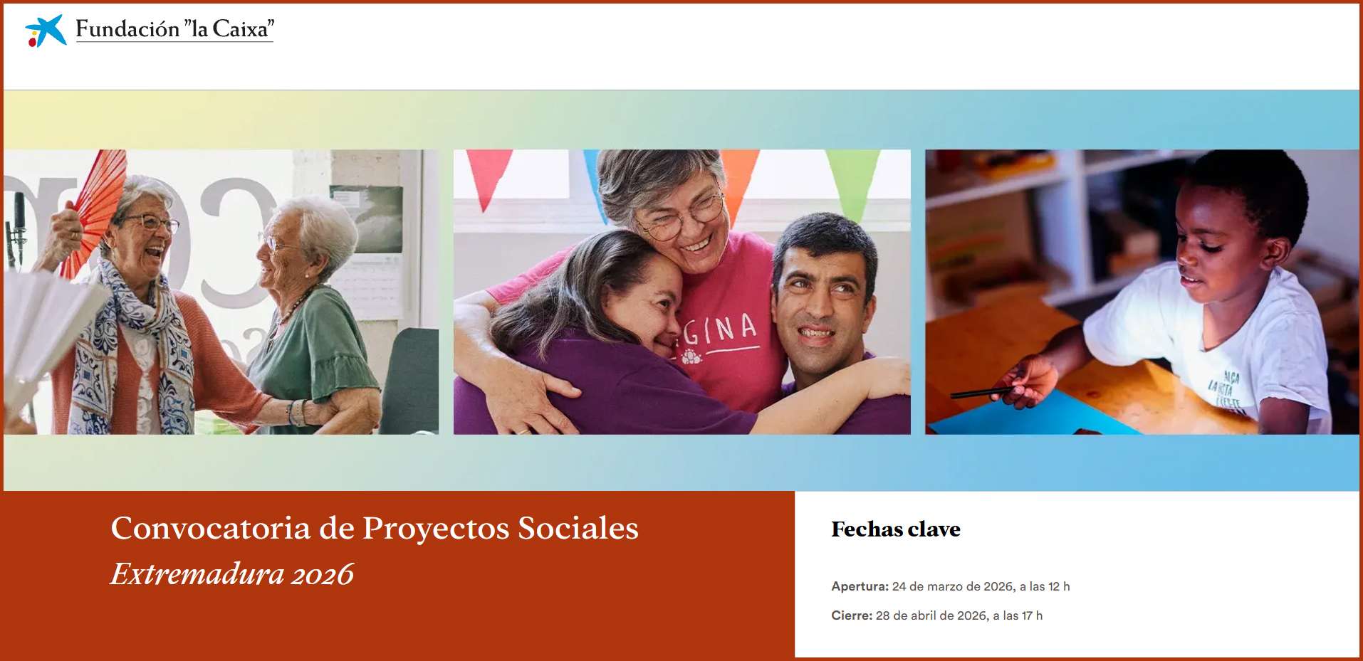 Fundación La Caixa organiza su convocatoria de proyectos sociales por regiones durante 2026