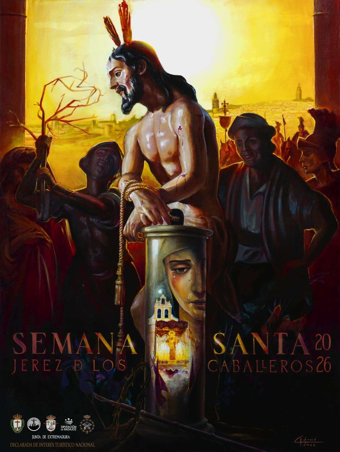 David Gómez López ilustra la Semana Santa 2026 de Jerez de los Caballeros