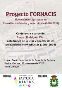 Ribera del Fresno acogerá una conferencia clave sobre las nuevas investigaciones en Hornachuelos dentro del proyecto 'Fornacis'