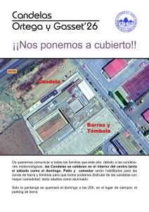 Las Candelas del Ortega de 2026 se trasladan al interior por la lluvia, y las barras y la tómbola se instalan en el colegio Ortega y Gasset