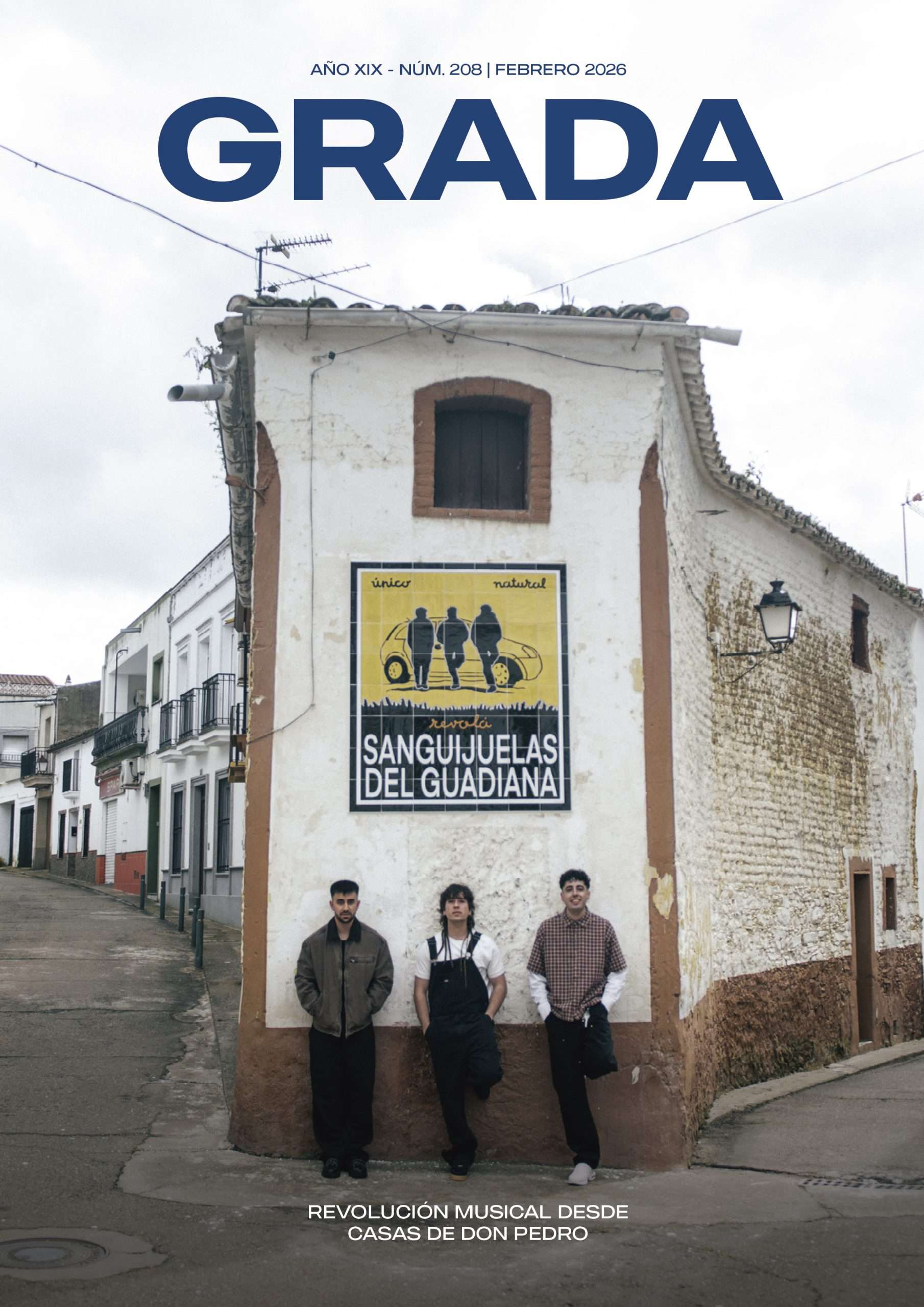 Revista Grada 208. Sanguijuelas del Guadiana. Revolución musical desde Casas de Don Pedro