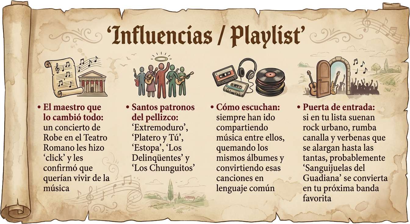 Sanguijuelas del Guadiana. Revolución musical desde Casas de Don Pedro