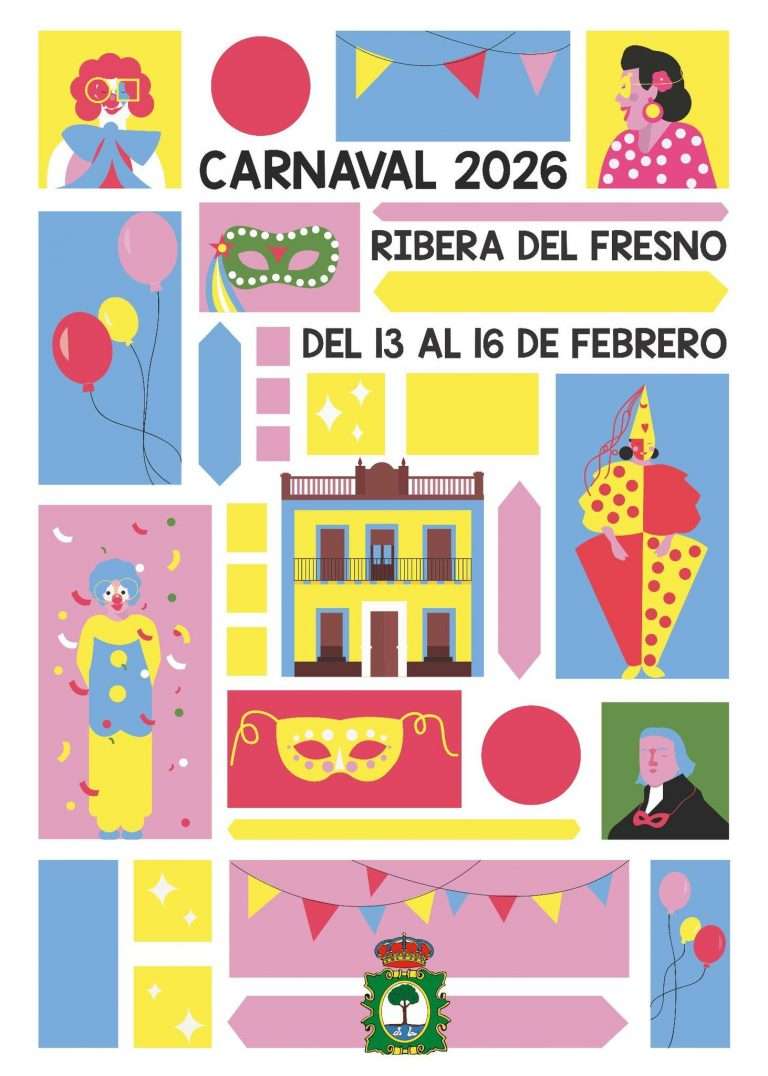 'Risas, historia y fiesta', cartel ganador del Carnaval 2026 de Ribera del Fresno