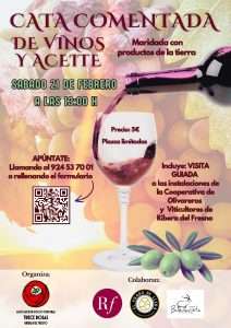 Ribera del Fresno marida vino, aceite y quesos de premio en una cata comentada con visita a la cooperativa