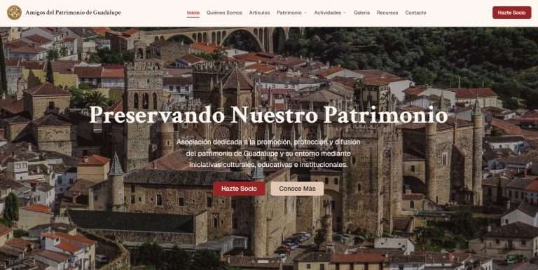 La Asociación de Amigos del Patrimonio de la Puebla y Real Monasterio de Guadalupe estrena espacio en internet