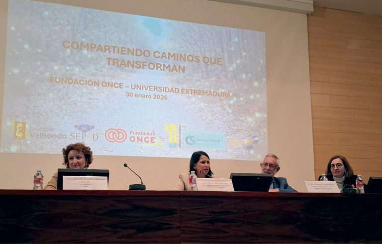 El SEPAD participa en una jornada sobre inclusión educativa organizada por la Universidad de Extremadura y Fundación ONCE