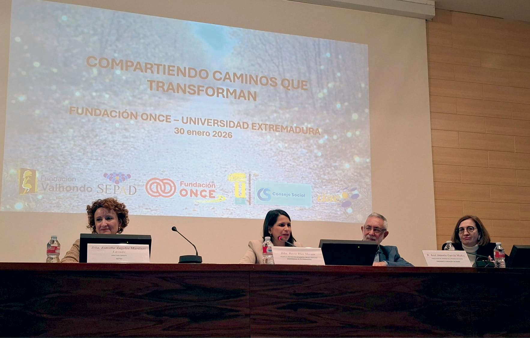 El SEPAD participa en una jornada sobre inclusión educativa organizada por la Universidad de Extremadura y Fundación ONCE